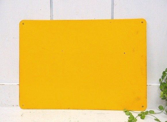 CAUTION 注意 トラック&フォークリフト ヴィンテージ・サイン 看板 USA 工場 ガレージ