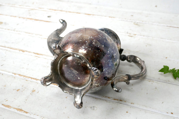 【FB ROGERS SILVER CO】シルバー製・アンティーク・ティーポット・ポット・銀食器