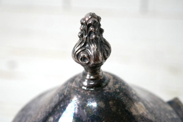 【FB ROGERS SILVER CO】シルバー製・アンティーク・ティーポット・ポット・銀食器