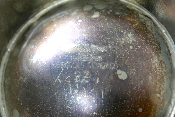 【FB ROGERS SILVER CO】シルバー製・アンティーク・ティーポット・ポット・銀食器