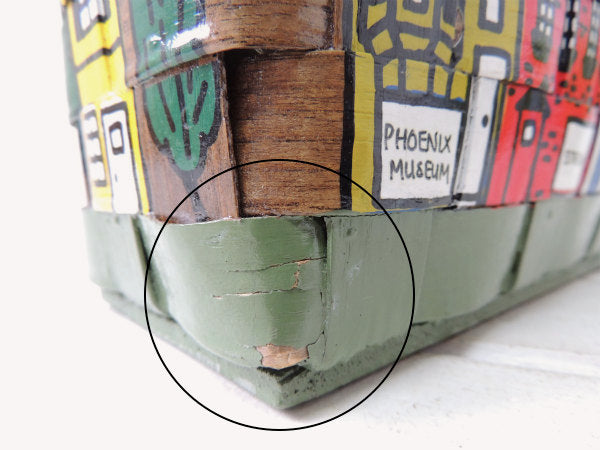 【Caro-Nan】カメ・1976年・トラベルシリーズ・木製・アンティーク・カロナンバスケット/カゴ