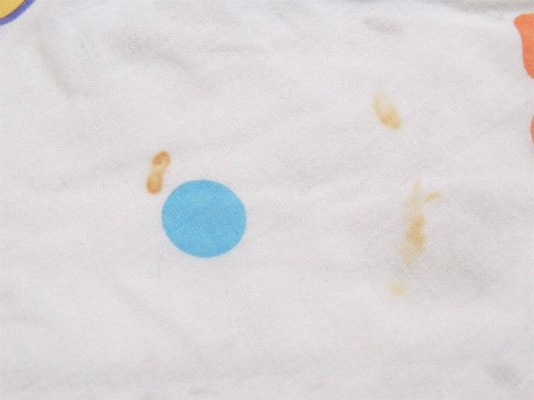 【セサミストリート】アルファベット柄・ヴィンテージ・ユーズドシーツ(ボックスタイプ)