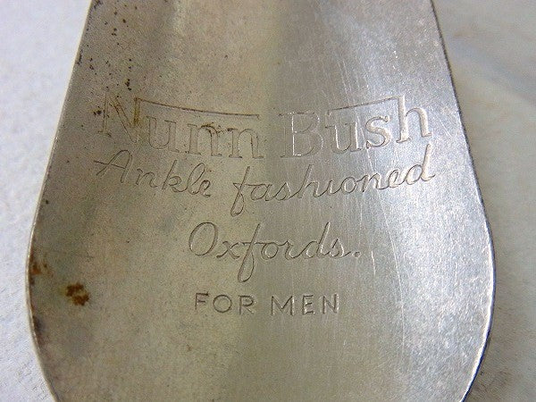 【Nunn-Bush】ノベルティ・スチール製・ヴィンテージ・靴べら/シューホーン　USA