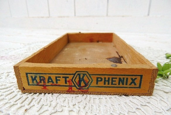 【PHILADELPHIA】フィラデルフィア・クリームチーズ・ヴィンテージ・チーズボックス/木箱②