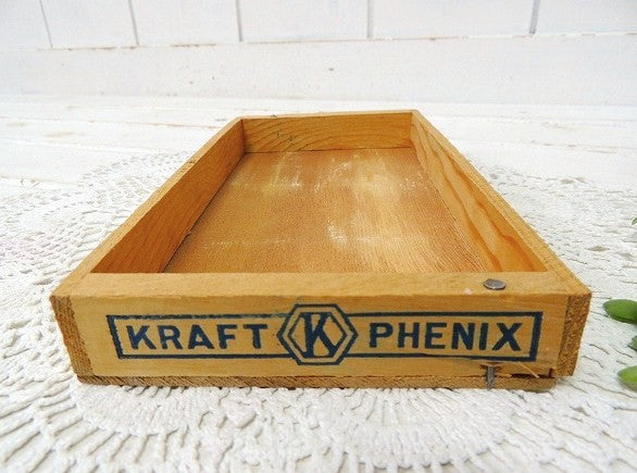 【PHILADELPHIA】フィラデルフィア・クリームチーズ・ヴィンテージ・チーズボックス/木箱③