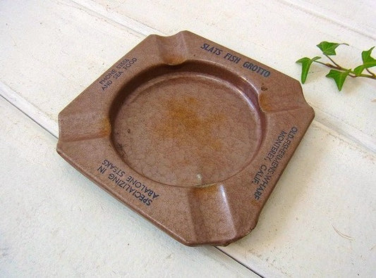 ティン製・アドバタイジング・ヴィンテージ・灰皿 /アシュトレイ　USA