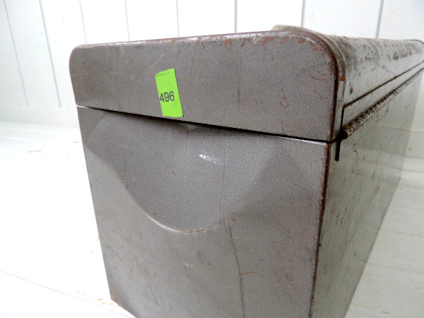 【POWR-KRAFT】シルバーグレー・ビンテージ・ツールボックス/ツールケース/工具箱・工業系