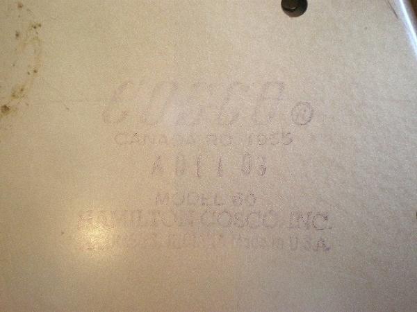 COSCO　ヴィンテージ・折り畳み式・ダイニングテーブル&チェア4脚セット　USA