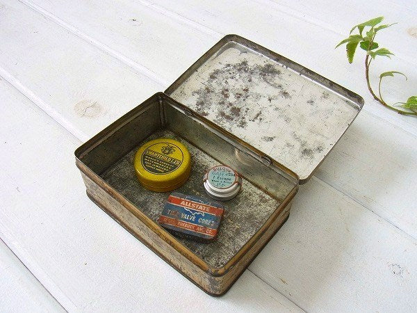 【CINNAMON　TABLET】イギリス製・アンティーク・ティン缶/タブレット缶