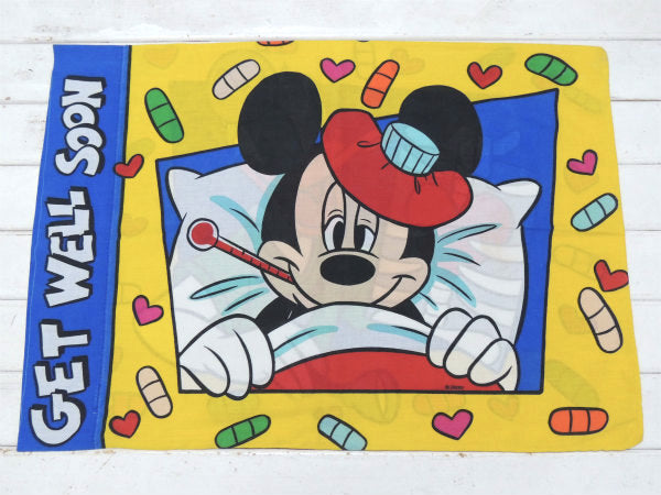 【ミッキーマウス&ドナルドダック】ヴィンテージ・ピロケース/枕カバー USA