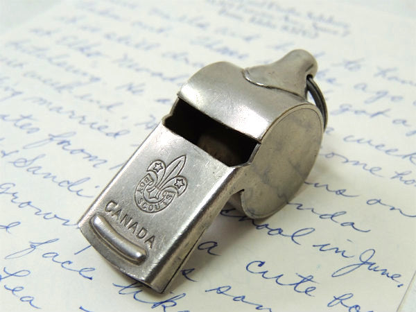 ホイッスル・ボーイスカウト・カナダ CANADA・BOY SCOUTS・イギリス製・笛