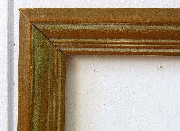 ゴールド色・木製・大きなアンティーク・フレーム/額縁　USA