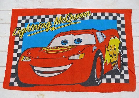 【カーズ】CARS・ライトニング マックィーン&メーター・USED・ピロケース