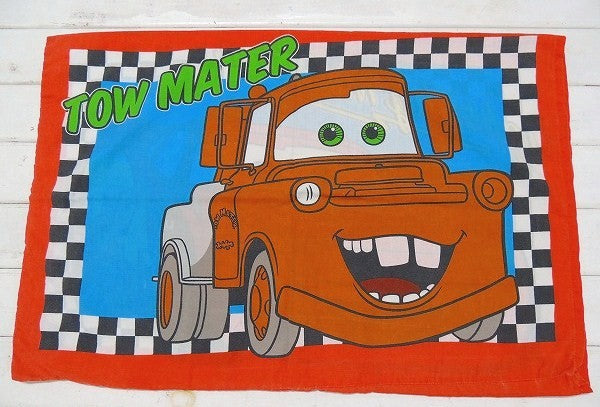 【カーズ】CARS・ライトニング マックィーン&メーター・USED・ピロケース