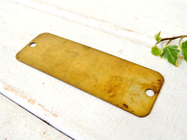 【SPECIAL GASOLINE】④モービル・真鍮製・ヴィンテージ・サインプレート・看板