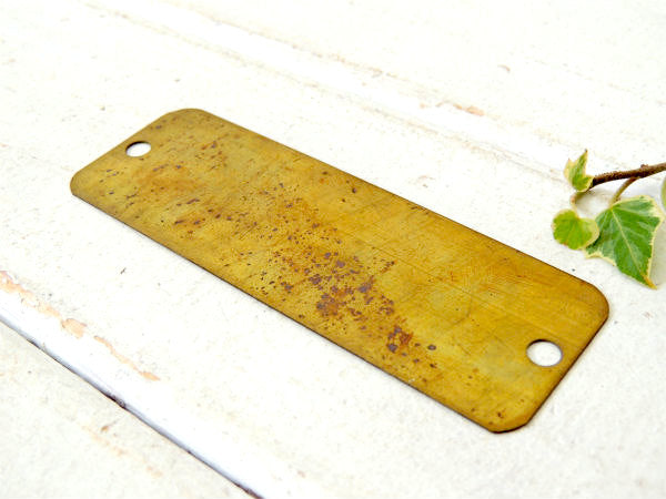 【SPECIAL GASOLINE】⑤モービル・真鍮製・ヴィンテージ・サインプレート・看板