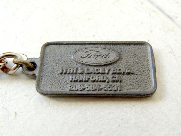 【FORD・ディーラー】VALLEY・リンカーン・マーキュリー・ビンテージ・キーホルダー・鍵2本付き