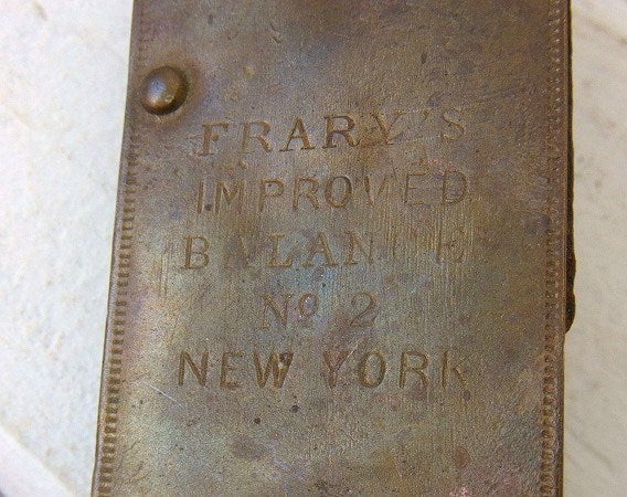 【FRARY'S IMPROVE】真鍮製・アンティーク・ハンギングスケール/スプリングバランス/量り