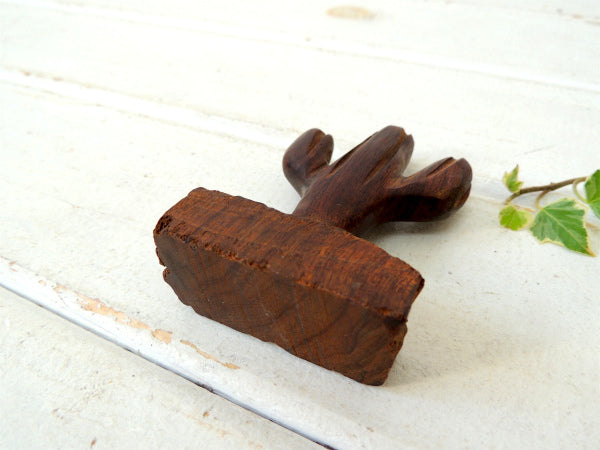 アリゾナ州・木製のサボテン・ヴィンテージ・置物・オブジェ・インテリア