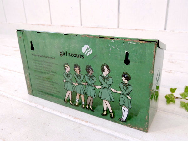 【Girl Scouts】ガールスカウト記念品・ティン製・メールボックス/郵便受け/ポスト