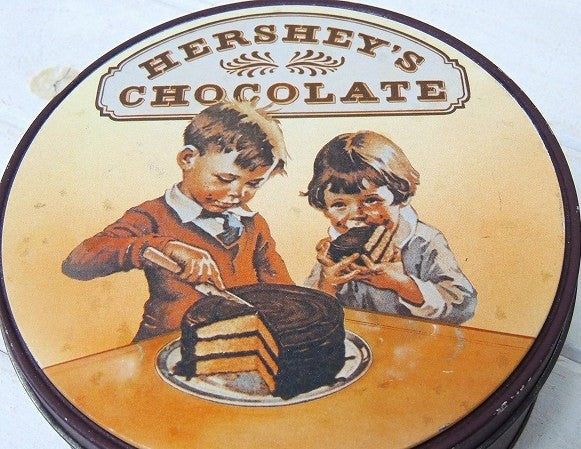 【HERSHEY'S】ハーシーチョコレート・ヴィンテージ・ティン缶/ブリキ缶 USA