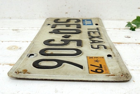 【TEXAS/テキサス州】ヴィンテージ・ナンバープレート/カーライセンスプレート