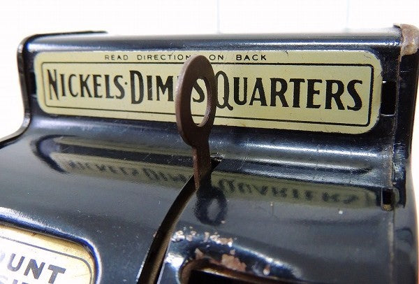 【UNCLE SAM'S】レジスター形・ブリキ製・アンティーク・コインバンク/貯金箱/おもちゃ