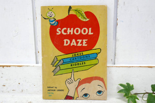 SCHOOL DAZE 70's ヴィンテージ 絵本 ピクチャーブック なぞなぞ ジョーク USA