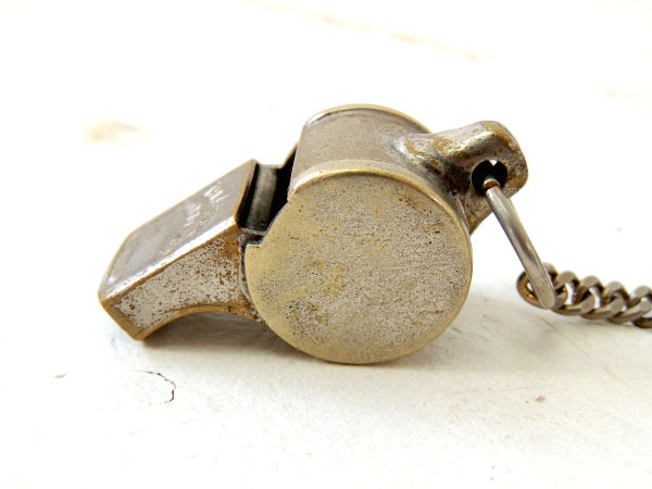 THE ACME THUNDERER ヴィンテージ ホイッスル チェーン付き イギリス製 笛 ENGLAND 英国