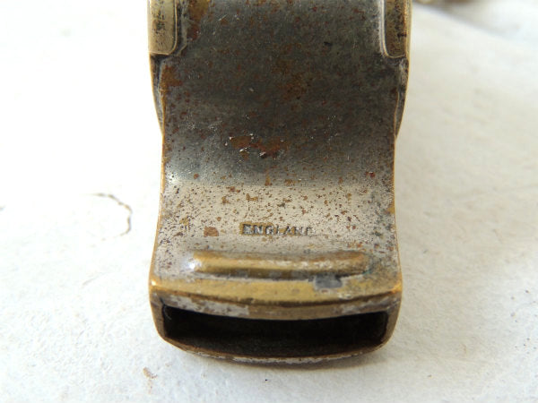 THE ACME THUNDERER ヴィンテージ ホイッスル チェーン付き イギリス製 笛 ENGLAND 英国