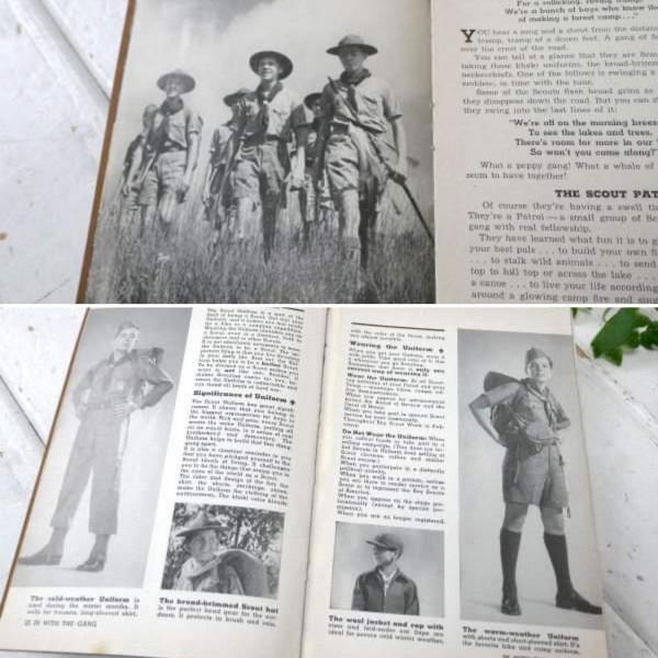 ボーイスカウト キャンプ アウトドア サバイバル 50s ヴィンテージ フィールドブック 本 USA