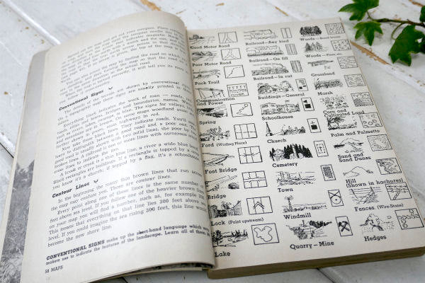 ボーイスカウト キャンプ アウトドア サバイバル 50s ヴィンテージ フィールドブック 本 USA