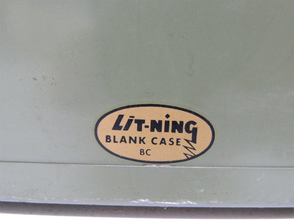 Lit-Ning カーキ色・メタル製・引き出し式・7段・ヴィンテージ・書類ケース ファイル棚