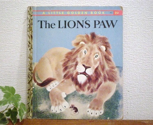 【1959/The　LION’S　PAW/ライオン】ヴィンテージ・絵本・USA・アニマル
