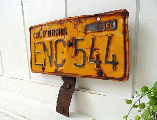 CALIFORNIA 56's カリフォルニア・イエロー・アンティーク・OLD・ナンバープレート