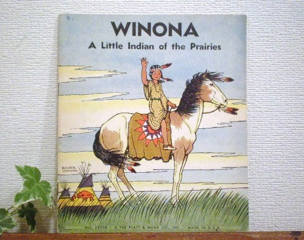 【WINONA/インディアン】USA/ヴィンテージ・絵本