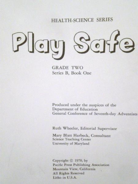 1970年代 アメリカ Play Safe HEALTH SCIENCE ヴィンテージ 学習 絵本 ピクニック キャンプ アウトドア クーラーボックス アメ車