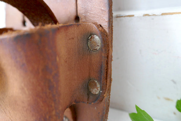 Action Leathercraft レザー製 ヴィンテージ  メジャーポーチ メジャーホルダー