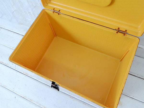 【WILSON】バスケット柄・3段式・ヴィンテージ・ソーイングボックス/裁縫箱 USA