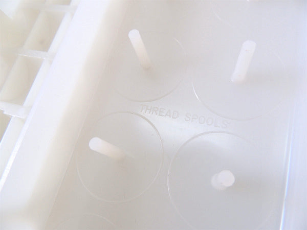 WILSON ブラウン・2段式・ヴィンテージ・ソーイングボックス 裁縫箱 USA ハンドメイド