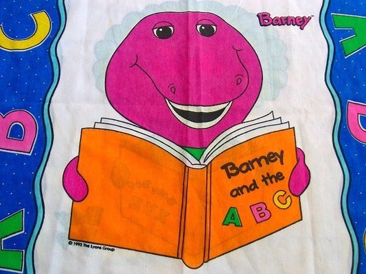 【バーニー&ベイビーボップ】恐竜柄・ユーズド・ピロケース/枕カバー USA