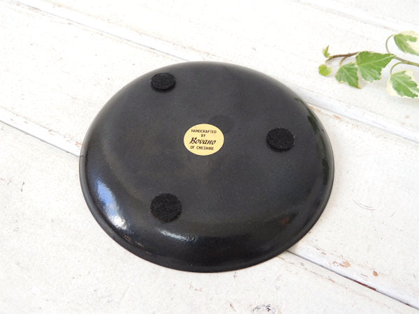 【Bovano】ふくろう柄・エナメル製・ヴィンテージ・トレイ/アクセサリートレイ