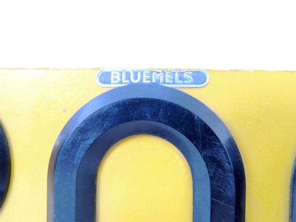 【1960y~1970y・BLUEMELS】ヴィンテージ・ナンバープレート/カーライセンスプレート