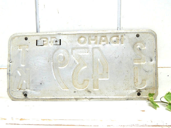 【アイダホ州・1949y・IDAHO】エンボス文字・ヴィンテージ・ナンバープレート・USA