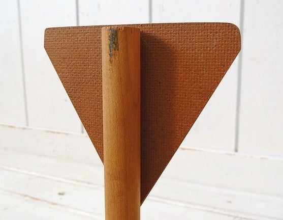 YIELD ヴィンテージ USA 看板 卓上 ストリートサイン おもちゃ 玩具 道路標識　インテリア　オブジェ