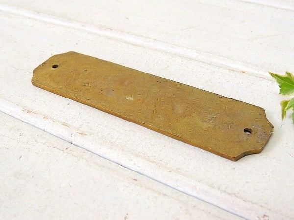 【LADIES/船内プレート/真鍮製】アンティーク・サインプレート・看板・標示・船