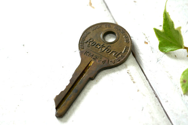 Rockford・ロックフォード・真鍮製・鍵・OLD・ヴィンテージ・key・キー・USA