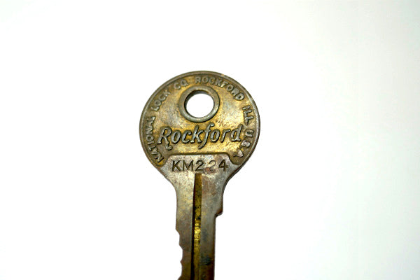 Rockford・ロックフォード・真鍮製・鍵・OLD・ヴィンテージ・key・キー・USA