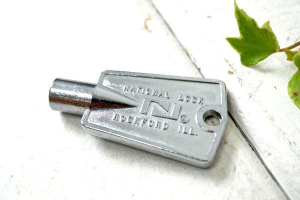 NATIONAL LOCK ROOKFORD・ロックフォード・鍵・ヴィンテージ・key・キー・USA