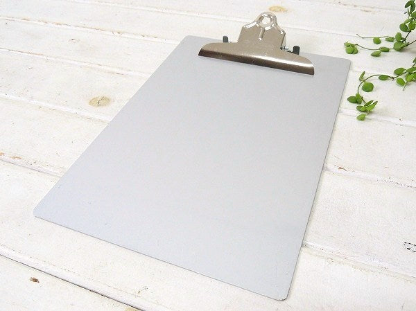 【SAUNDERS】USA・アルミ製・クリップボード/バインダー